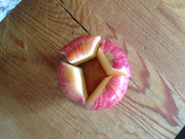 peanut butter and apple